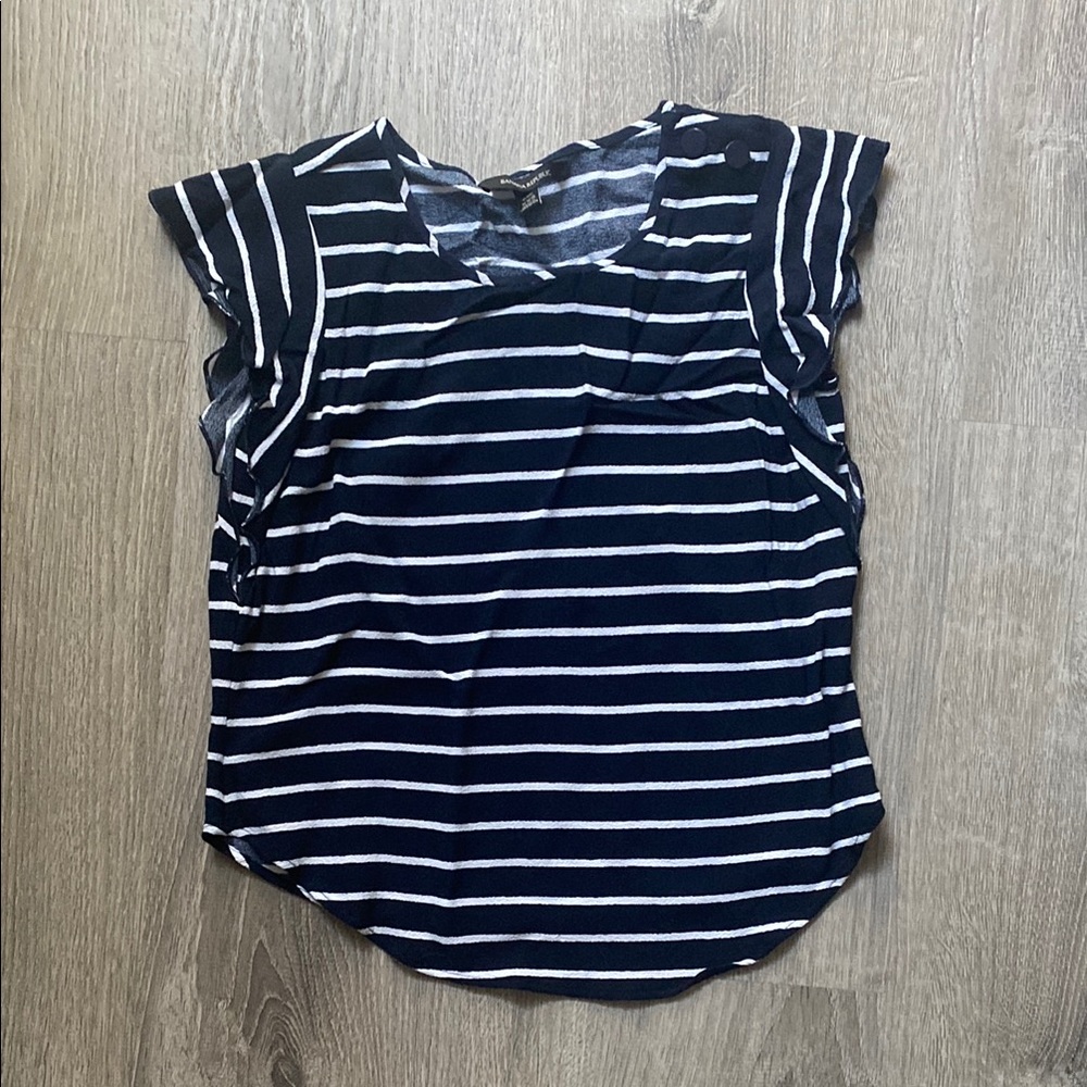 Banana Republic Blue and White Blouse